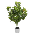 Realistic Artificial Grape Vine Tree 70cm - Indoor Faux Plant with Pink/Red Flower Buds - SuperSaverAU - view 1