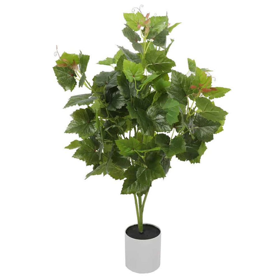 Realistic Artificial Grape Vine Tree 70cm - Indoor Faux Plant with Pink/Red Flower Buds - SuperSaverAU - view 1