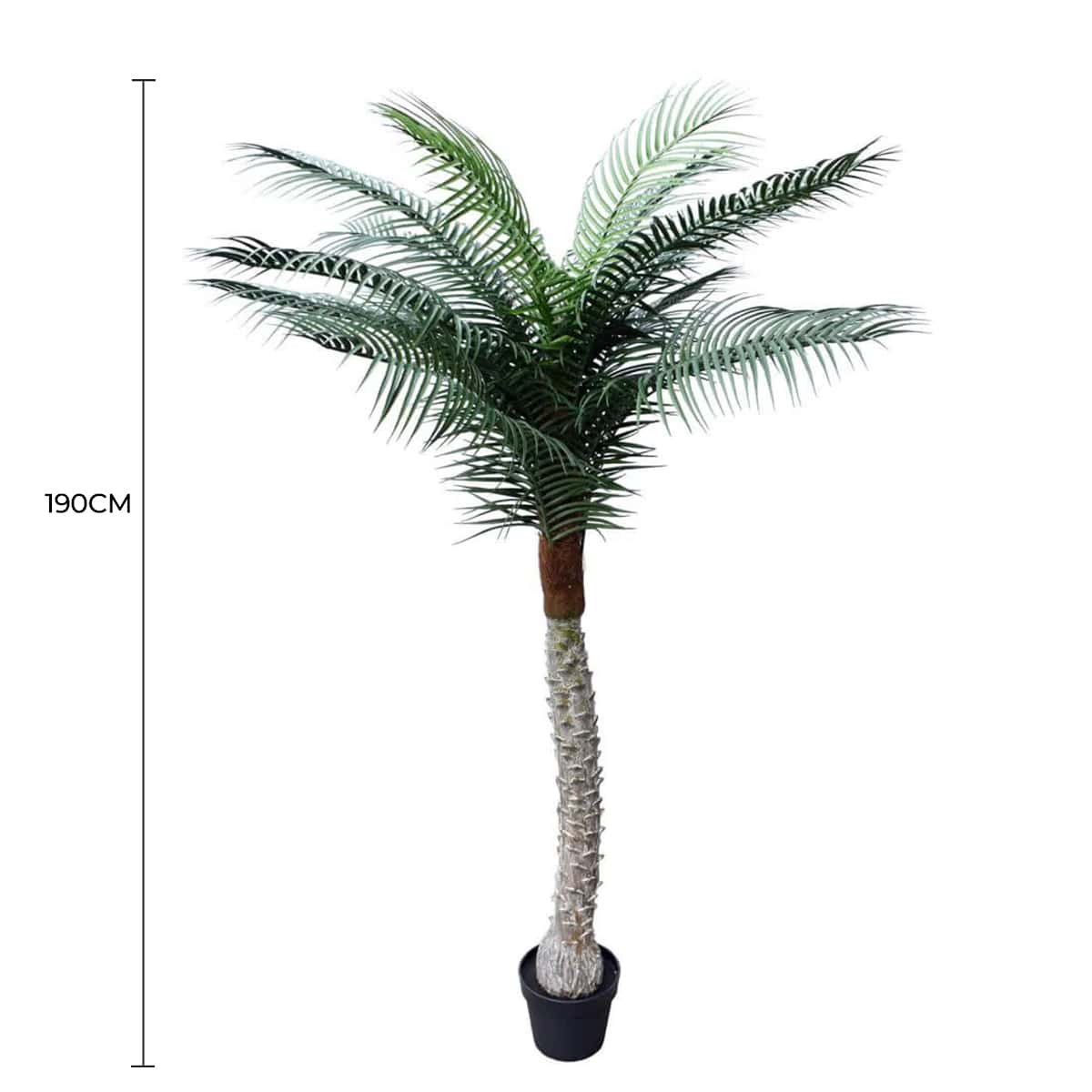 Artificial Tall Tropical Palm Tree 190cm UV Resistant, Indoor/Outdoor Use