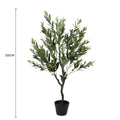 Medium Artificial Olive Tree 60cm - Lifelike, Maintenance-Free, Indoor Decor - SuperSaverAU - view 2