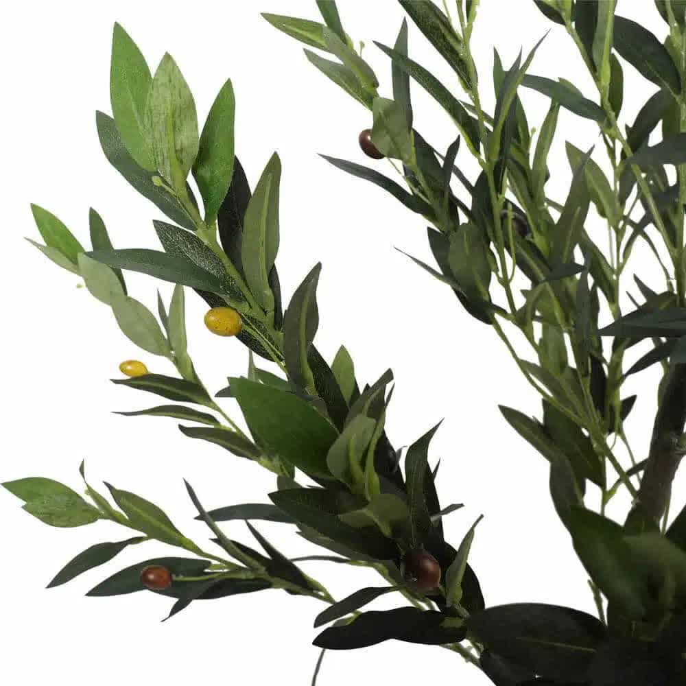 Medium Artificial Olive Tree 60cm - Lifelike, Maintenance-Free, Indoor Decor - SuperSaverAU - view 3