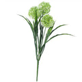 Lush Flowering Faux White Hydrangea Stem - 35cm Long x 15cm Wide, UV Resistant - SuperSaverAU - view 3