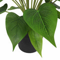 Designer Plants Faux Potted Peace Lily Plant 50cm - Real Touch Orange Flowers - SuperSaverAU - view 4