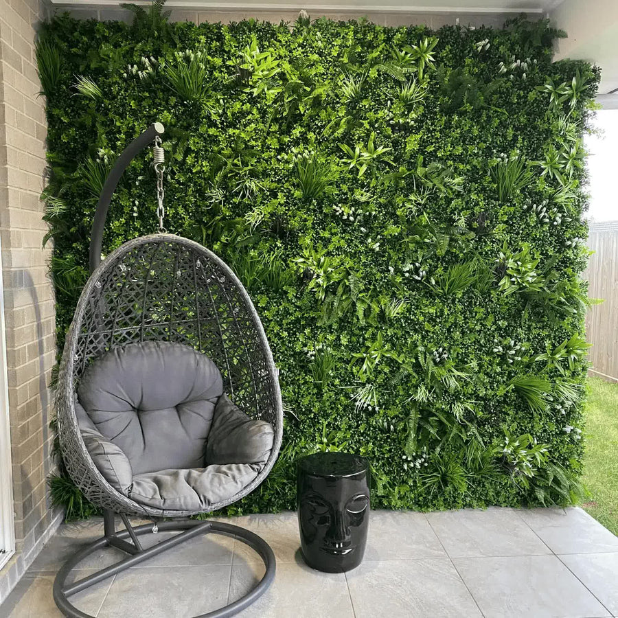 UV Resistant Artificial Buxus Plant 30cm - Lifelike Green Leaves, Farmhouse Decor - SuperSaverAU - view 1