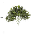 UV Resistant Artificial Buxus Plant 30cm - Lifelike Green Leaves, Farmhouse Decor - SuperSaverAU - view 2