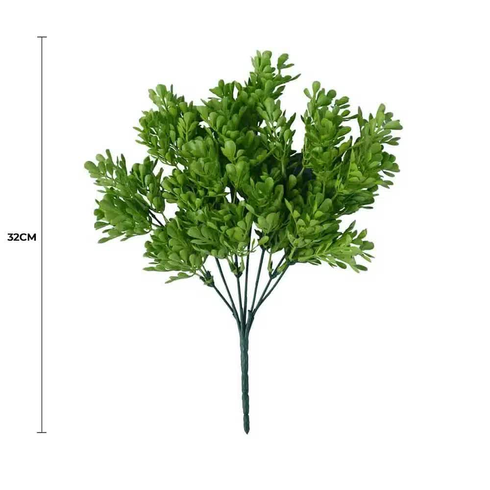 Vivid Green Eucalyptus Plant 32cm UV Resistant - Unique Leaf Shape - SuperSaverAU - view 2