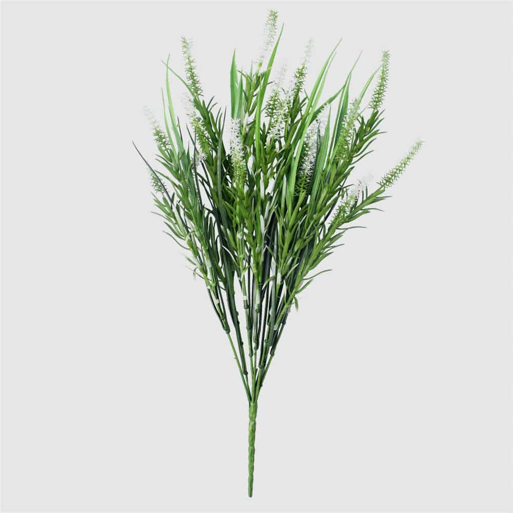 Designer Plants Long Stem White Lavender 50cm UV Resistant - Realistic & Low Maintenance
