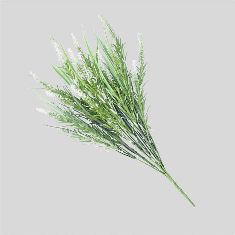 Designer Plants Long Stem White Lavender 50cm UV Resistant - Realistic & Low Maintenance