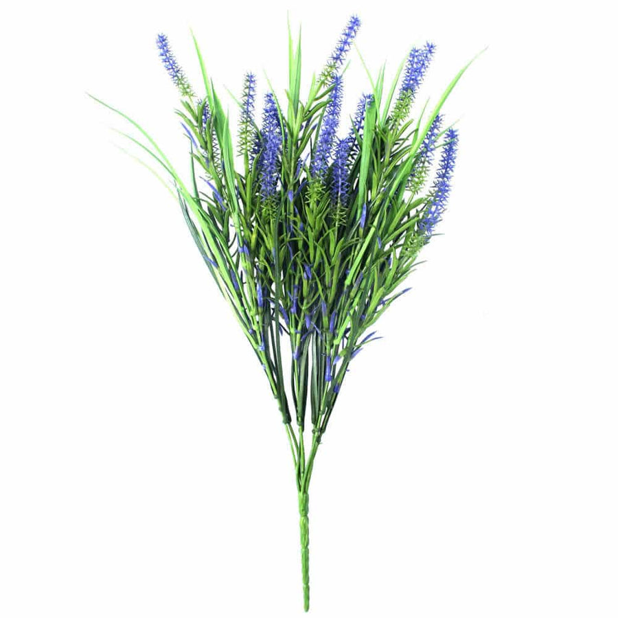 Artificial Lavender Plant - Purple, 50cm Long Stem, UV Resistant, Grassy Foliage - SuperSaverAU - view 1