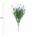 Artificial Lavender Plant - Purple, 50cm Long Stem, UV Resistant, Grassy Foliage - SuperSaverAU - view 2