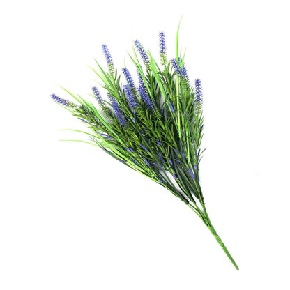 Artificial Lavender Plant - Purple, 50cm Long Stem, UV Resistant, Grassy Foliage