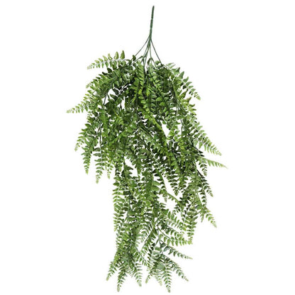 Designer Plants UV Resistant Dense Hanging Fern 110cm - Realistic, Low Maintenance
