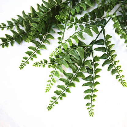 Designer Plants UV Resistant Dense Hanging Fern 110cm - Realistic, Low Maintenance