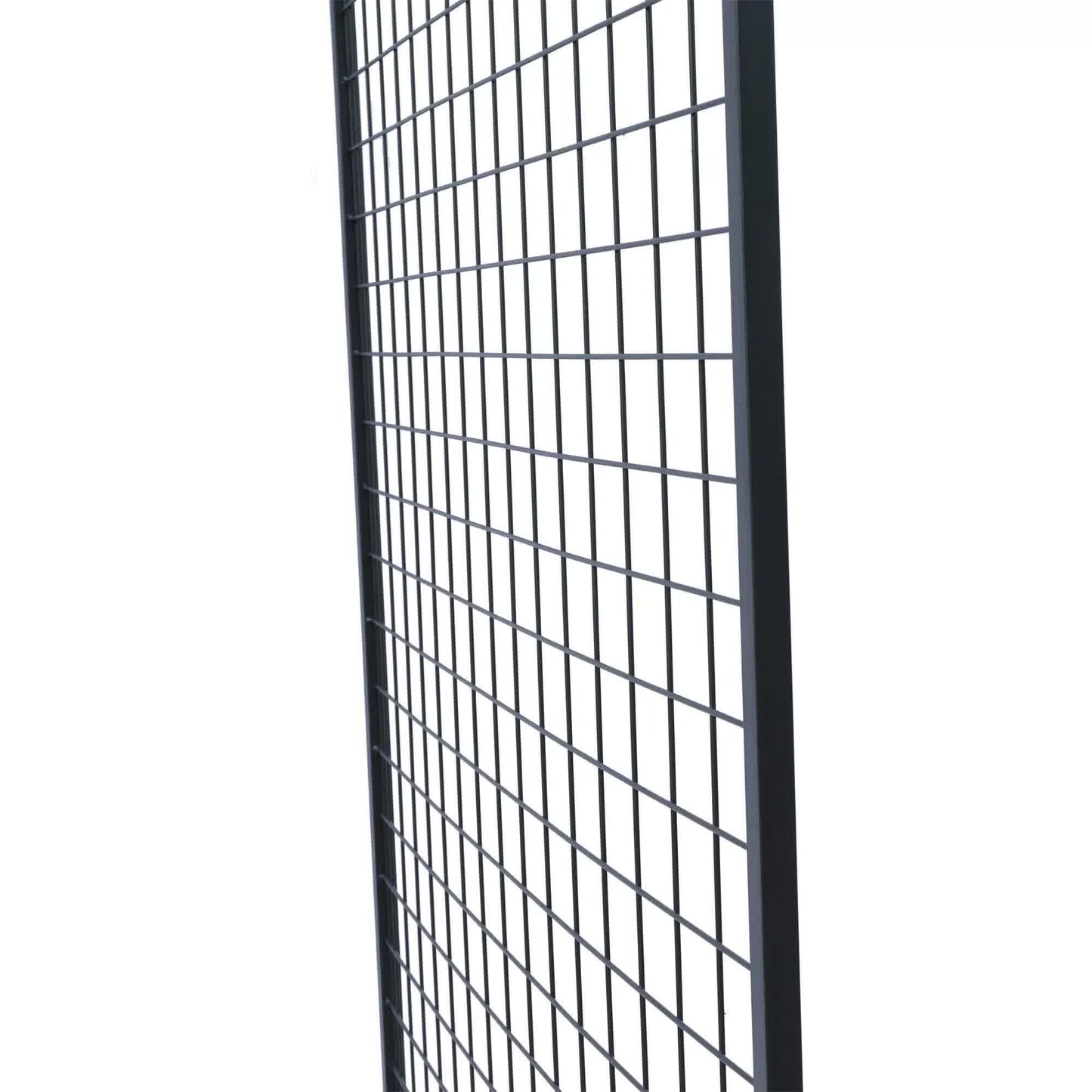 Flower Wall Stand on Wheels 2m x 1m - Portable Event Screen, Black Mesh Frame