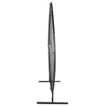 Circular Black Flower Wall Stand 2m - Elegant Event Backdrop, DIY Assembly - SuperSaverAU - view 3