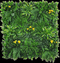 Artificial Yellow Rose Vertical Garden Wall UV Resistant 100cm x 100cm - Easy Install, Low Maintenance - SuperSaverAU - view 1