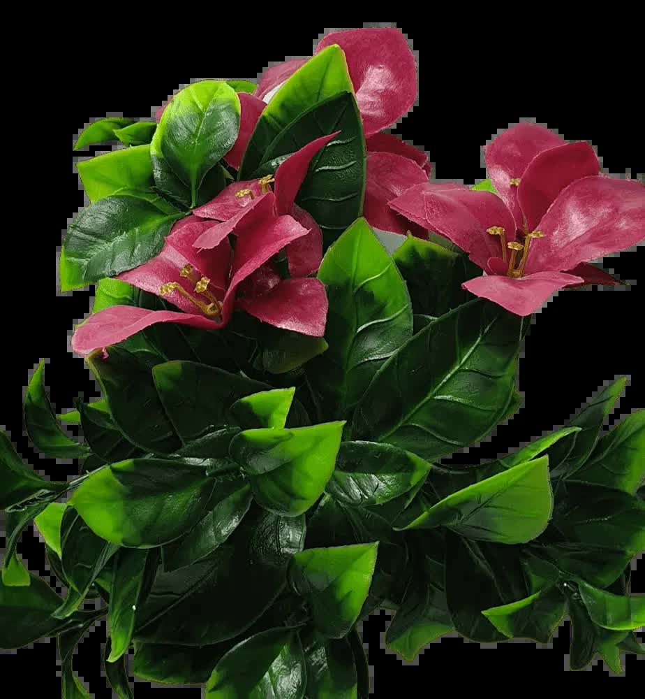 Artificial Flowering Purple Lilac Jasmine Stem UV Resistant 25cm - SuperSaverAU - view 3