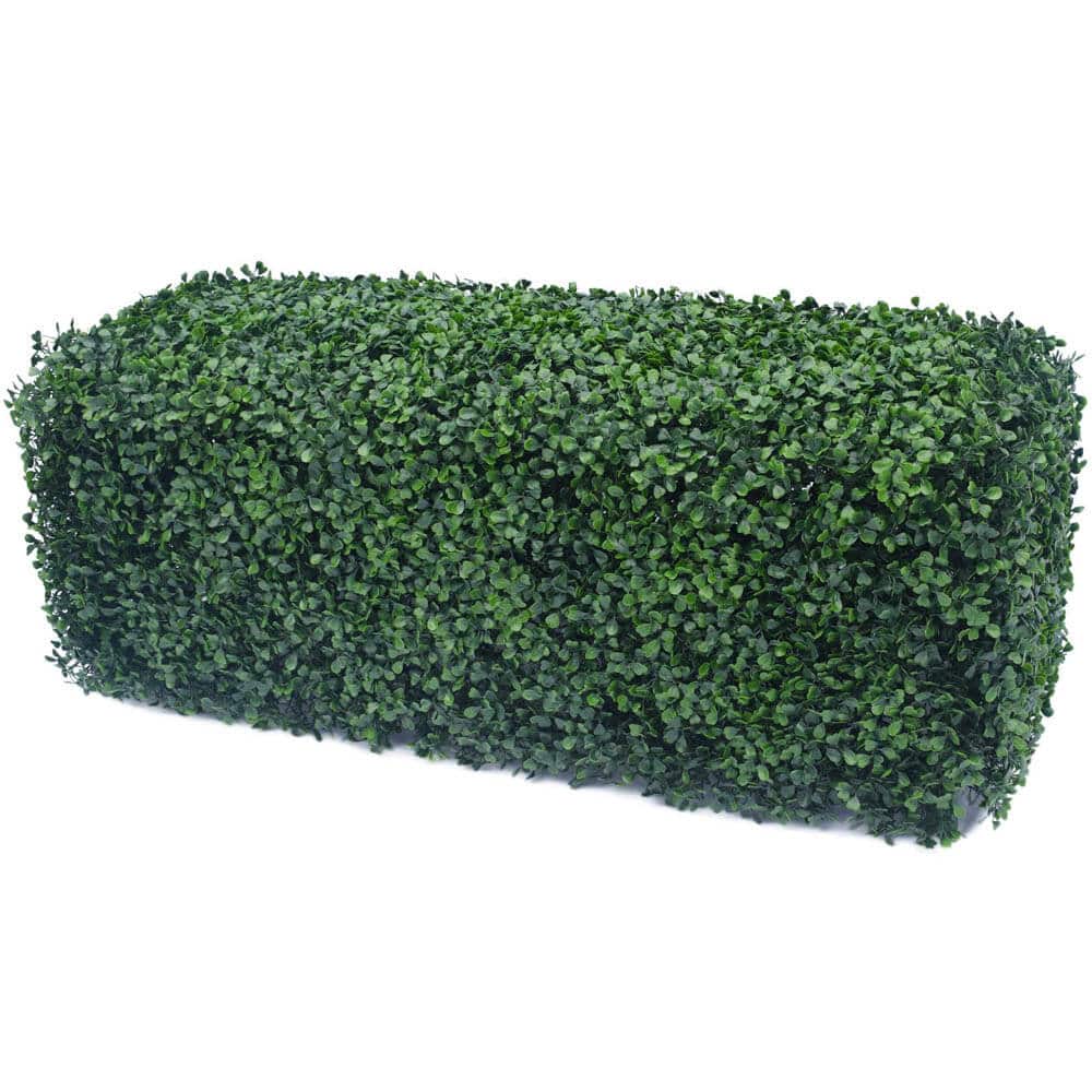 Portable Boxwood Hedge 25cm High UV Resistant 100cm Long - Lightweight & Lifelike - SuperSaverAU - view 1
