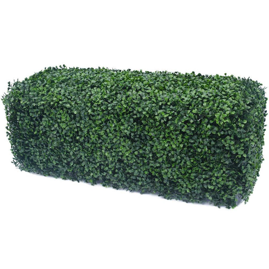 Portable Boxwood Hedge 25cm High UV Resistant 100cm Long - Lightweight & Lifelike - SuperSaverAU - view 1