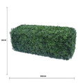 Portable Boxwood Hedge 25cm High UV Resistant 100cm Long - Lightweight & Lifelike - SuperSaverAU - view 2