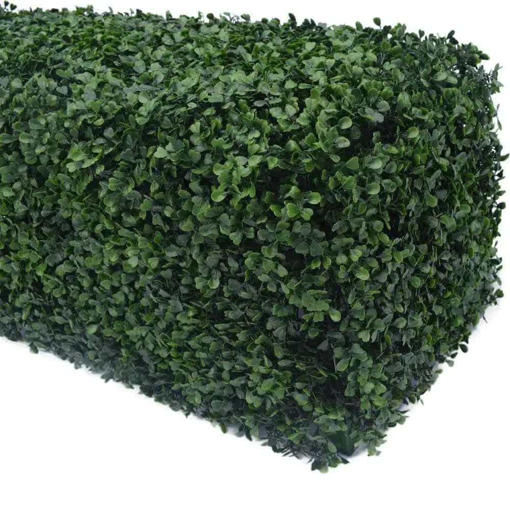 Portable Boxwood Hedge 25cm High UV Resistant 100cm Long - Lightweight & Lifelike - SuperSaverAU - view 4