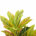 Stunning Yellow/Red Potted Croton 55cm - Elegant Indoor/Outdoor Faux Plant - SuperSaverAU - view 4