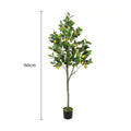 Artificial Lemon Tree 150cm High - Faux Plant with Real Touch Leaves & Lemons - SuperSaverAU - view 2