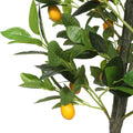 Artificial Lemon Tree 150cm High - Faux Plant with Real Touch Leaves & Lemons - SuperSaverAU - view 3