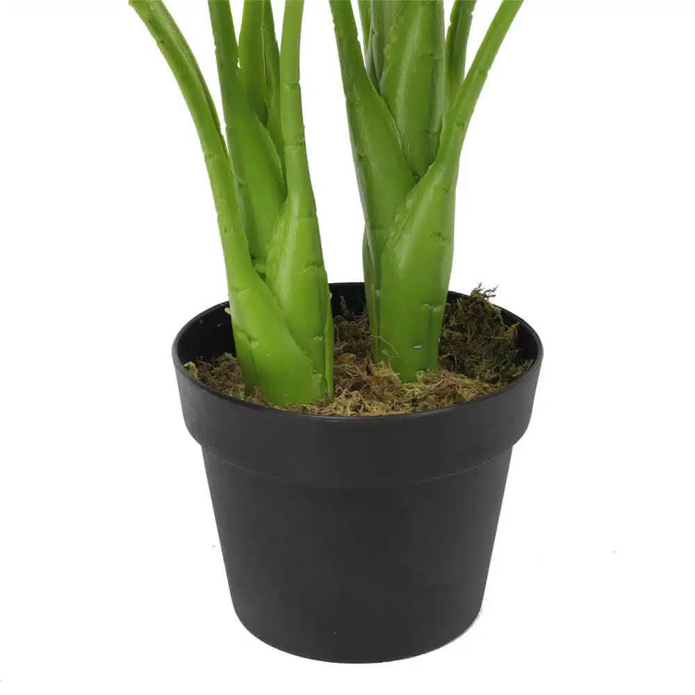 Artificial Potted Taro Plant - Faux Elephant Ear, 70cm, Indoor Decor - SuperSaverAU - view 4