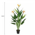 Faux Potted Bird of Paradise Plant 150cm - Lush Real Touch Indoor Decor - SuperSaverAU - view 2