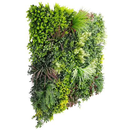 Evergreen Rainforest Green Wall Sample 25cm x 25cm UV Resistant, Customizable