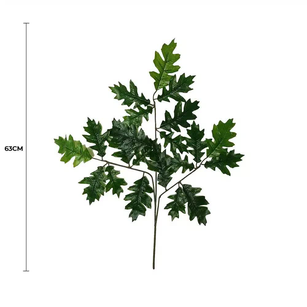 Designer Plants Artificial Oak Leaves 63cm - Realistic Faux Greenery, Low Maintenance - SuperSaverAU - view 2