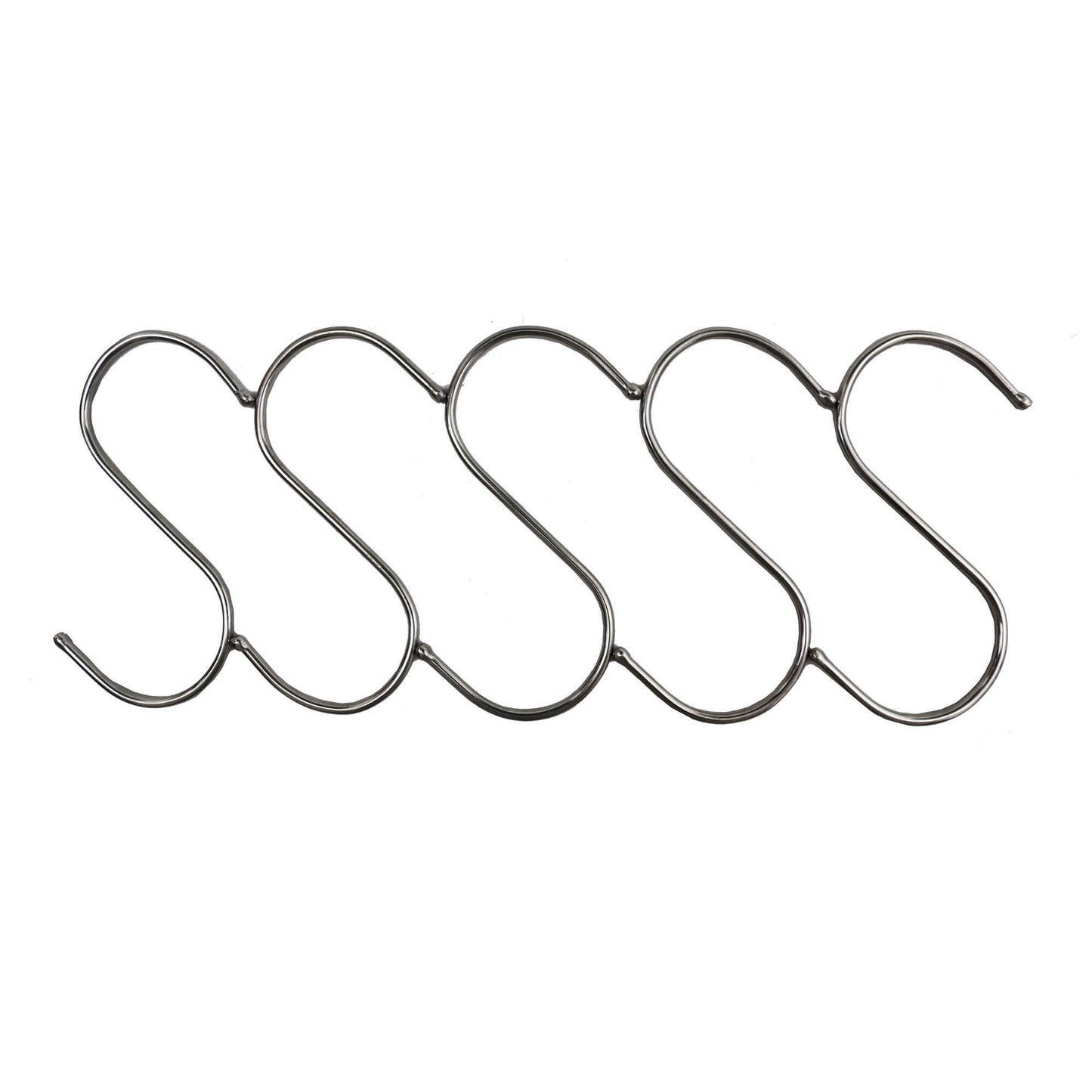 Stainless Steel S Hooks 12cm x 6cm, 25 Pieces - Durable, Versatile, Safe