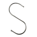 Stainless Steel S Hooks 12cm x 6cm, 25 Pieces - Durable, Versatile, Safe - SuperSaverAU - view 3