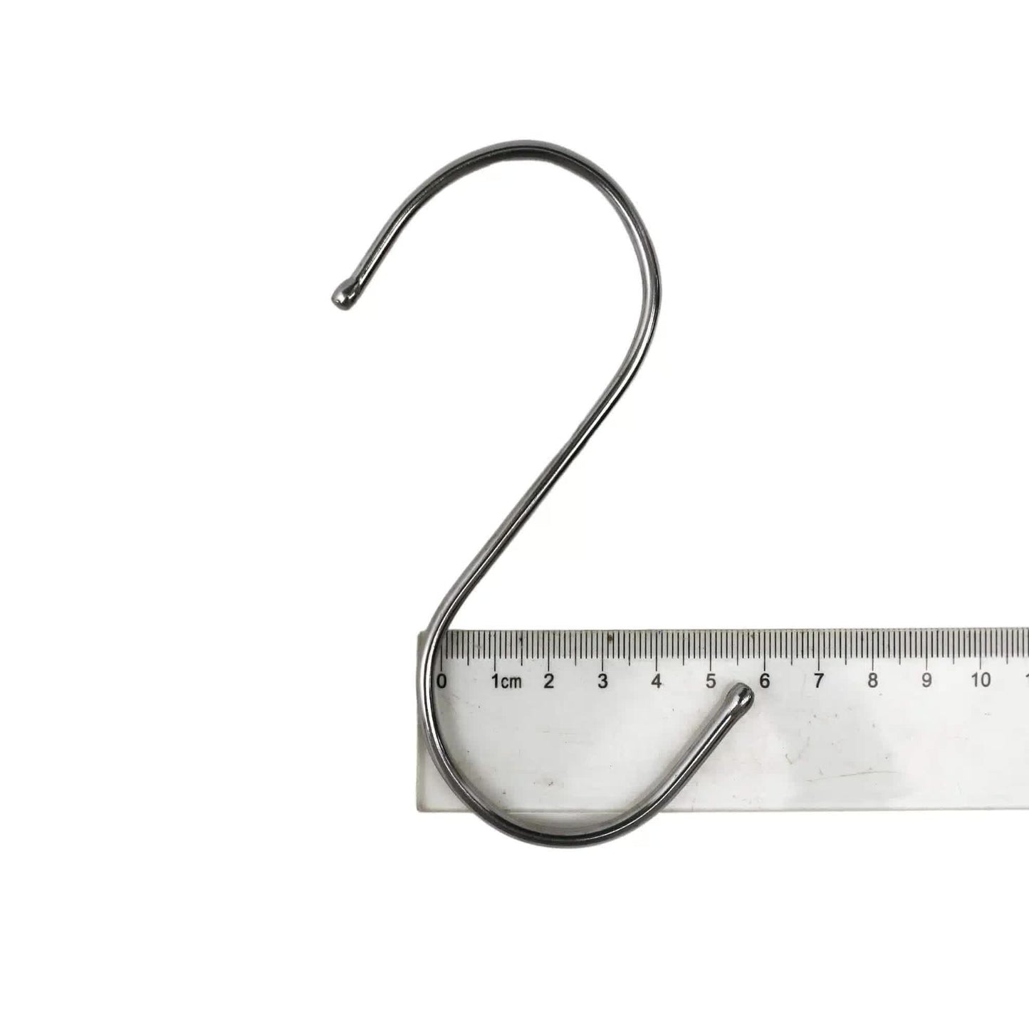 Stainless Steel S Hooks 12cm x 6cm, 25 Pieces - Durable, Versatile, Safe