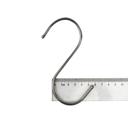 Stainless Steel S Hooks 12cm x 6cm, 25 Pieces - Durable, Versatile, Safe
