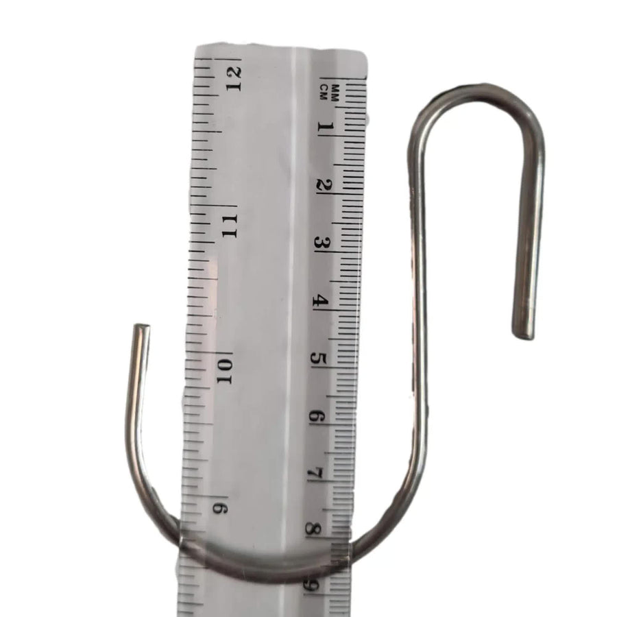 Stainless Steel Hanging Hooks 9cm x 7cm, 50 Pieces for Easy Green Wall Hanging - SuperSaverAU - view 1