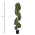 Artificial Spiral Topiary Tree 150cm High - Outdoor Suitable, UV Resistant - SuperSaverAU - view 2