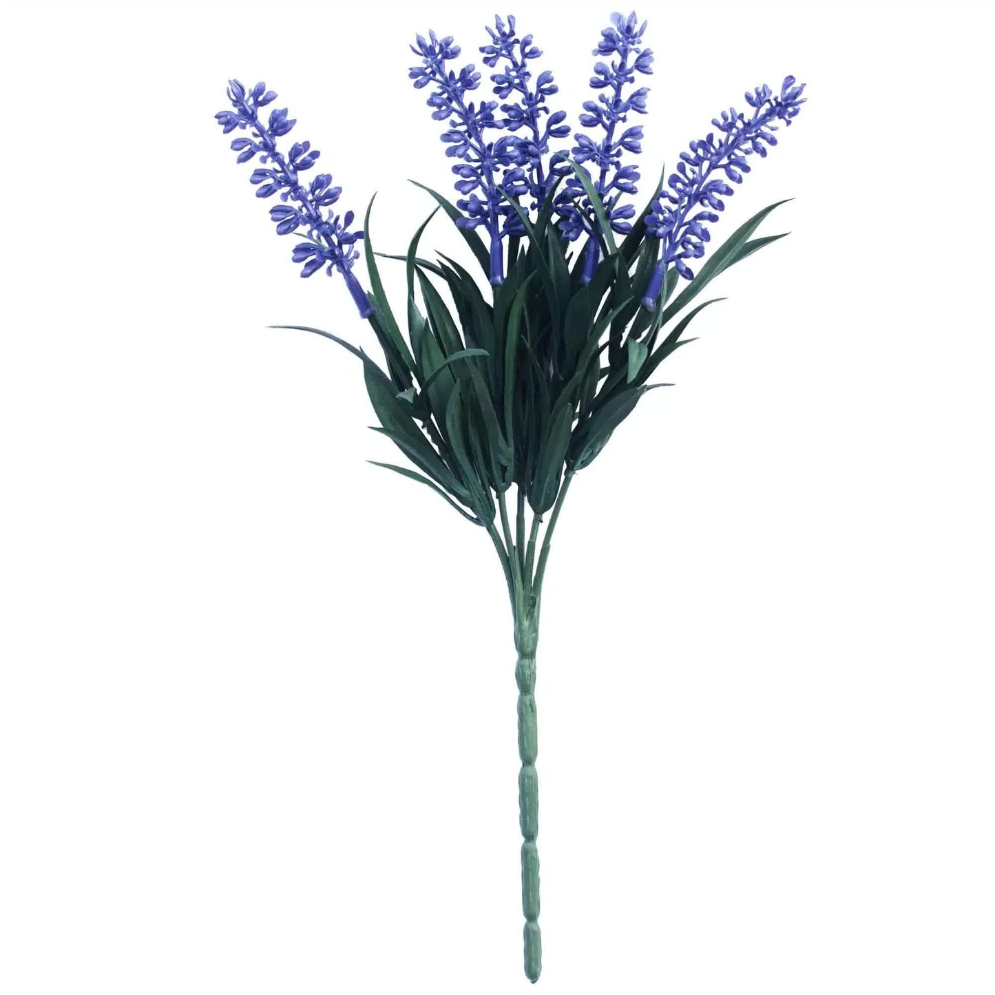 Designer Plants Artificial Lavender Stem UV Resistant 32cm - Realistic Purple Flowers