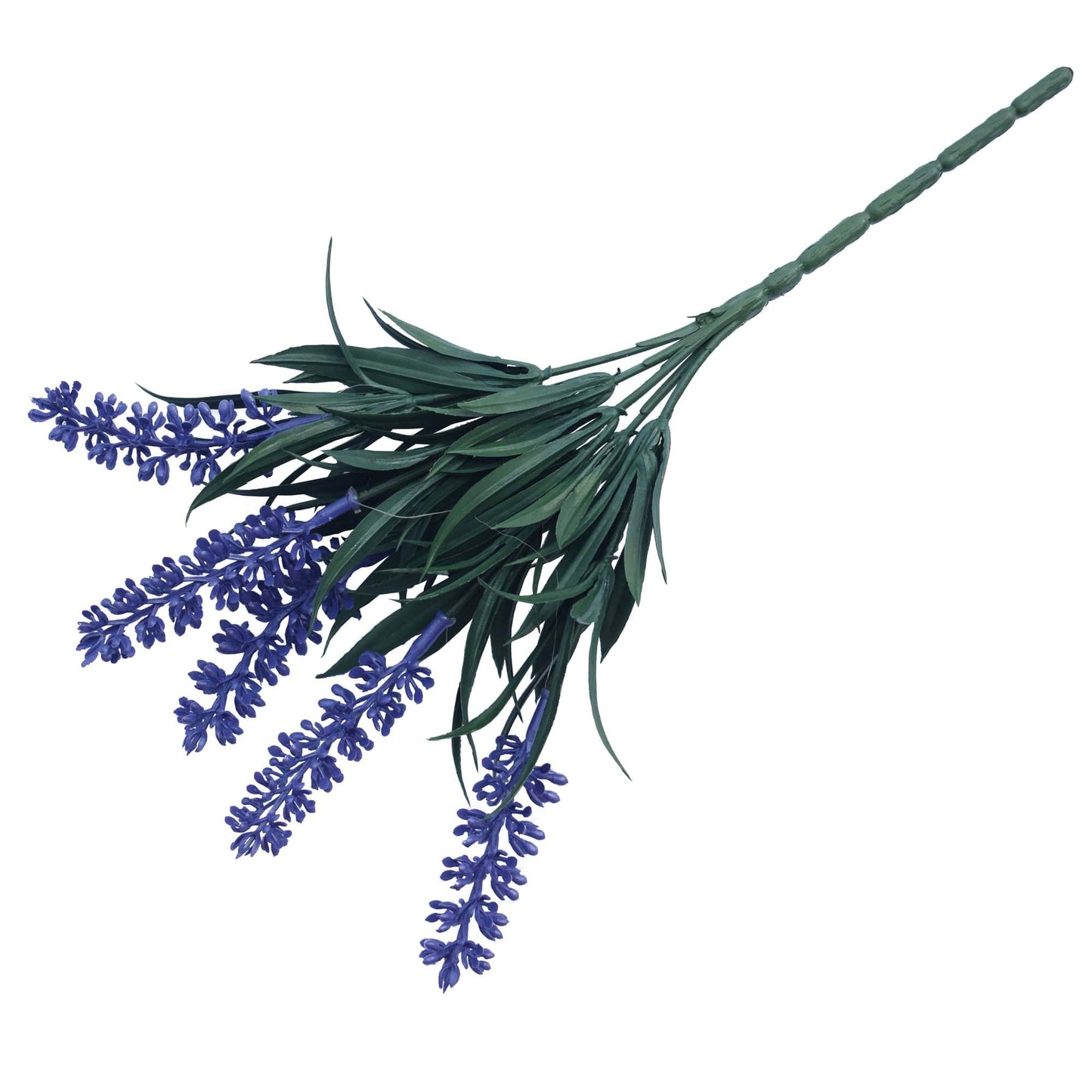 Designer Plants Artificial Lavender Stem UV Resistant 32cm - Realistic Purple Flowers