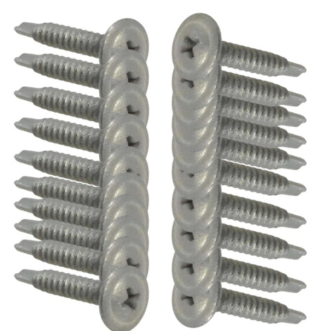 Self Drilling Cement Sheet & Blueboard Screws 20mm - 20 Pack, Corrosion Resistant - SuperSaverAU - view 1