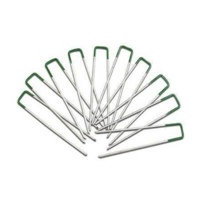 Artificial Grass Pegs 15cm x 3cm - Green Synthetic Turf Pegs, 10 Pieces - SuperSaverAU - view 1