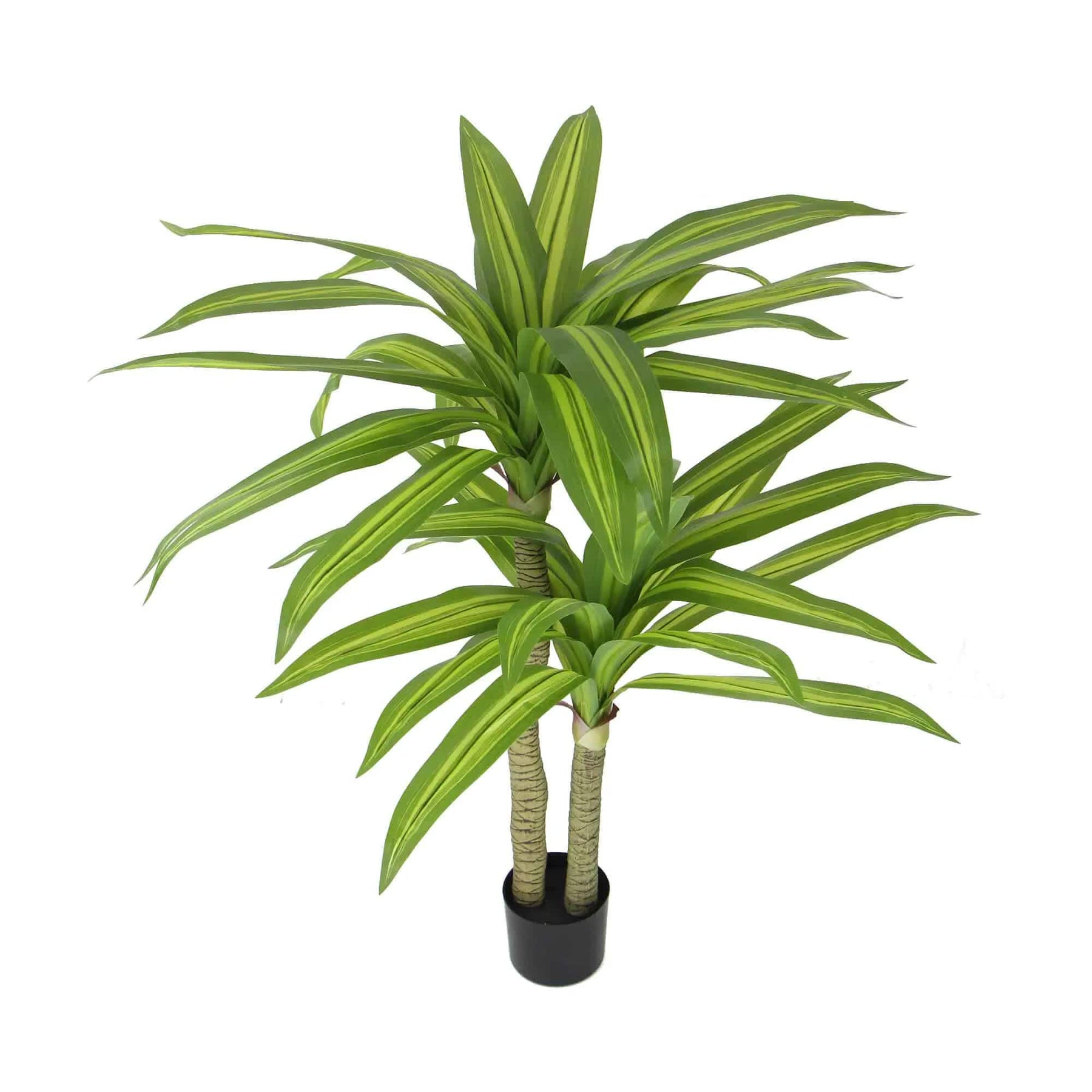 Artificial Multi Head Dracaena Tree 130cm - Real Touch Mixed Green Leaves - SuperSaverAU - view 1