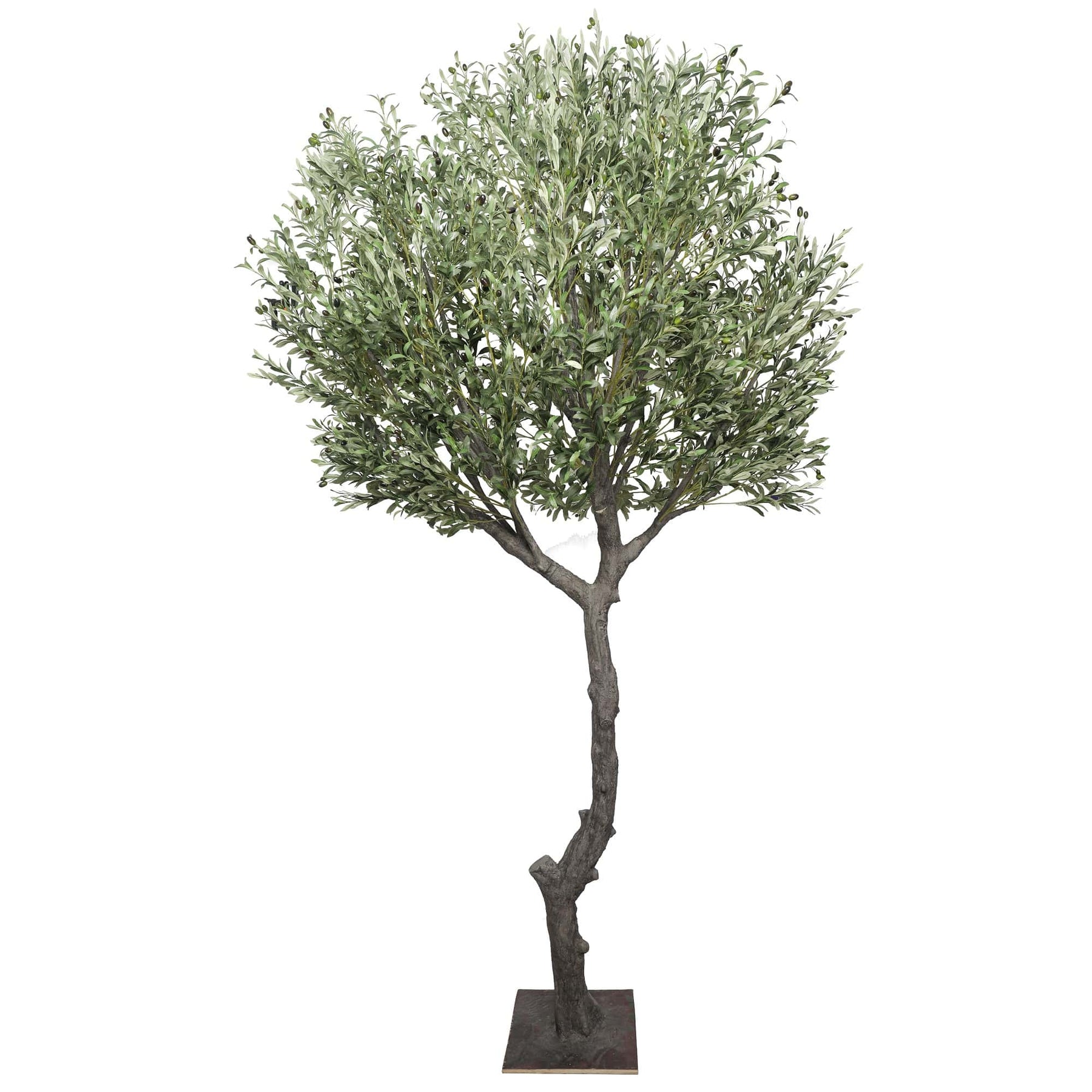 Nearly Natural Extra Large Olive Tree 285cm with Faux Olives, Indoor Use - SuperSaverAU - view 1