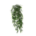 Premium Artificial Hanging Bamboo Leaf Garland Bush – Dark Green 17 x 76cm
