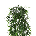 Premium Artificial Hanging Bamboo Leaf Garland Bush – Dark Green 17 x 76cm