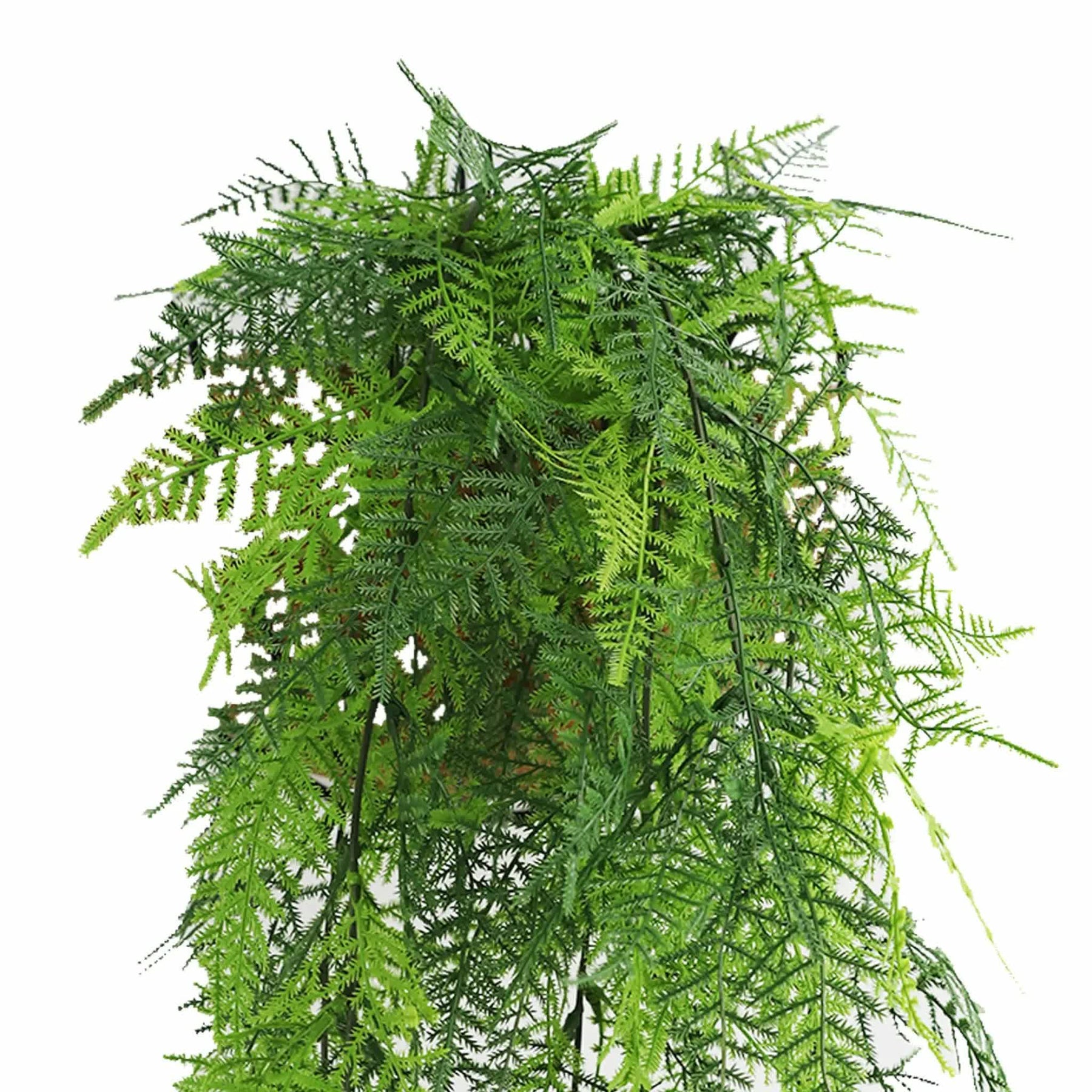 Premium Artificial Hanging Lace Fern Garland Bush – Vivid Green 15 x 76cm