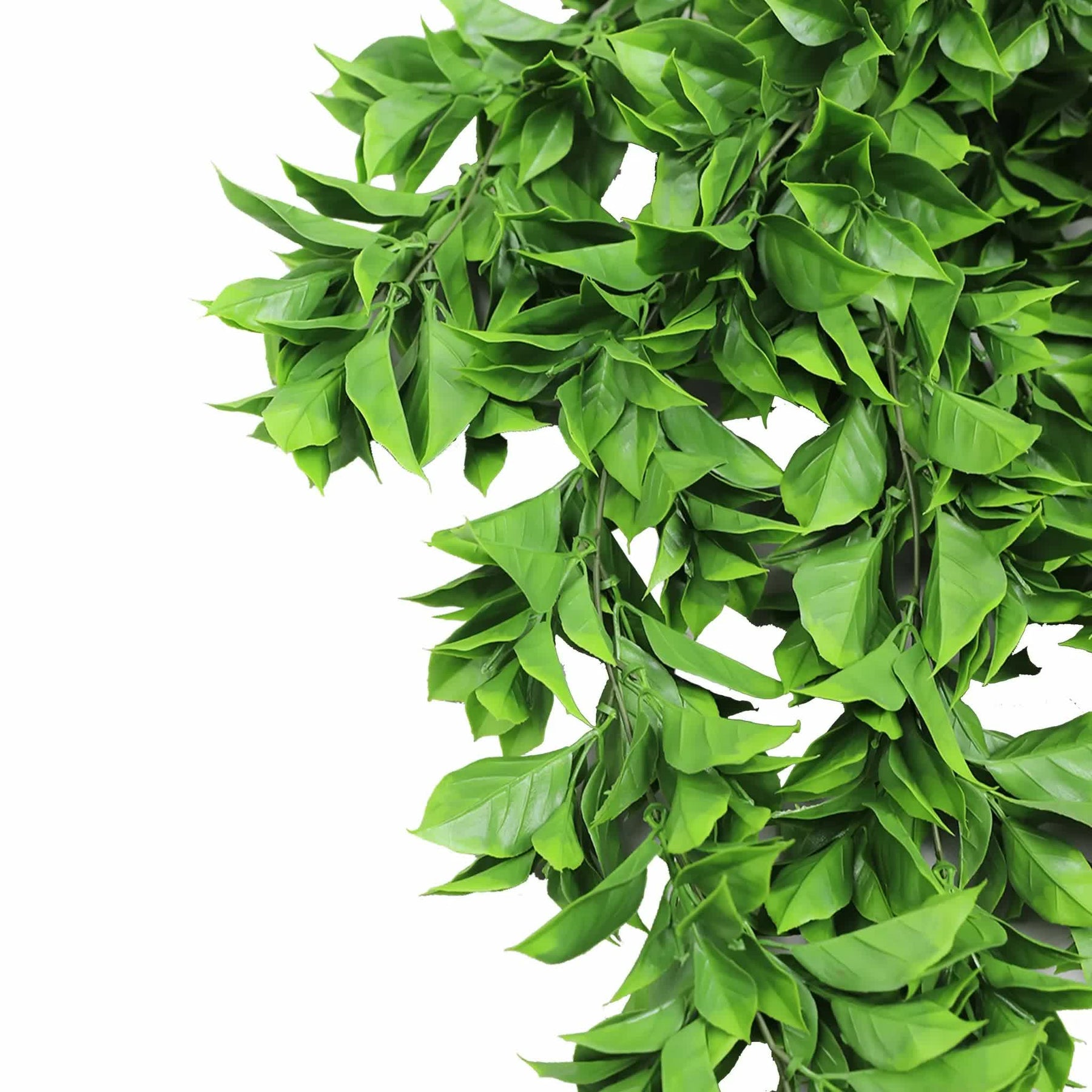 Premium Artificial Dense Hanging Flowering Pothos Bush – Vivid Green 27 x 72cm