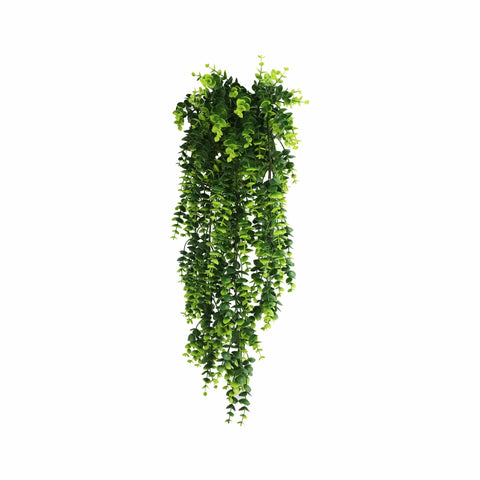 Premium Artificial Dense Hanging Eucalyptus Garland Bush – Lush Green 18 x 77cm