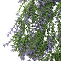 Premium Artificial Hanging Willow Leaf Garland Bush – Purple & Green 20 x 76cm